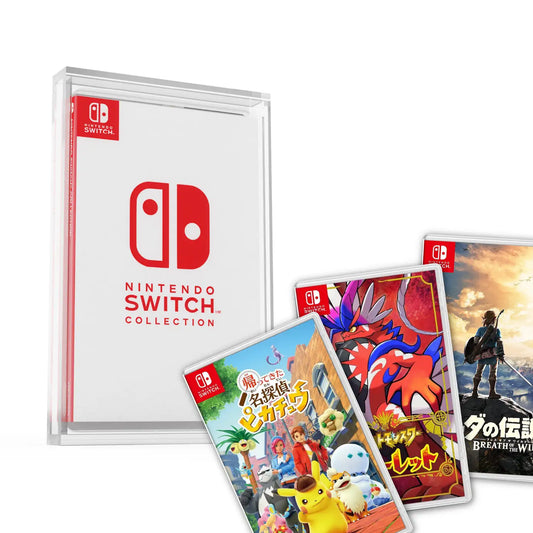 Vitrina acrílica para juegos de Nintendo Switch: duradera y resistente al polvo